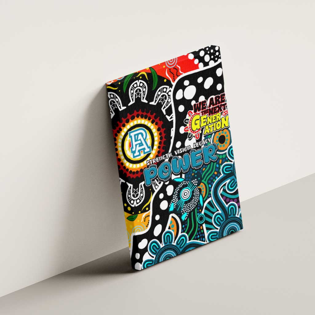 Power AFL Celebrating 50 Years of Naidoc Canvas Wall Art NAIDOC Week 2025 Aboriginal