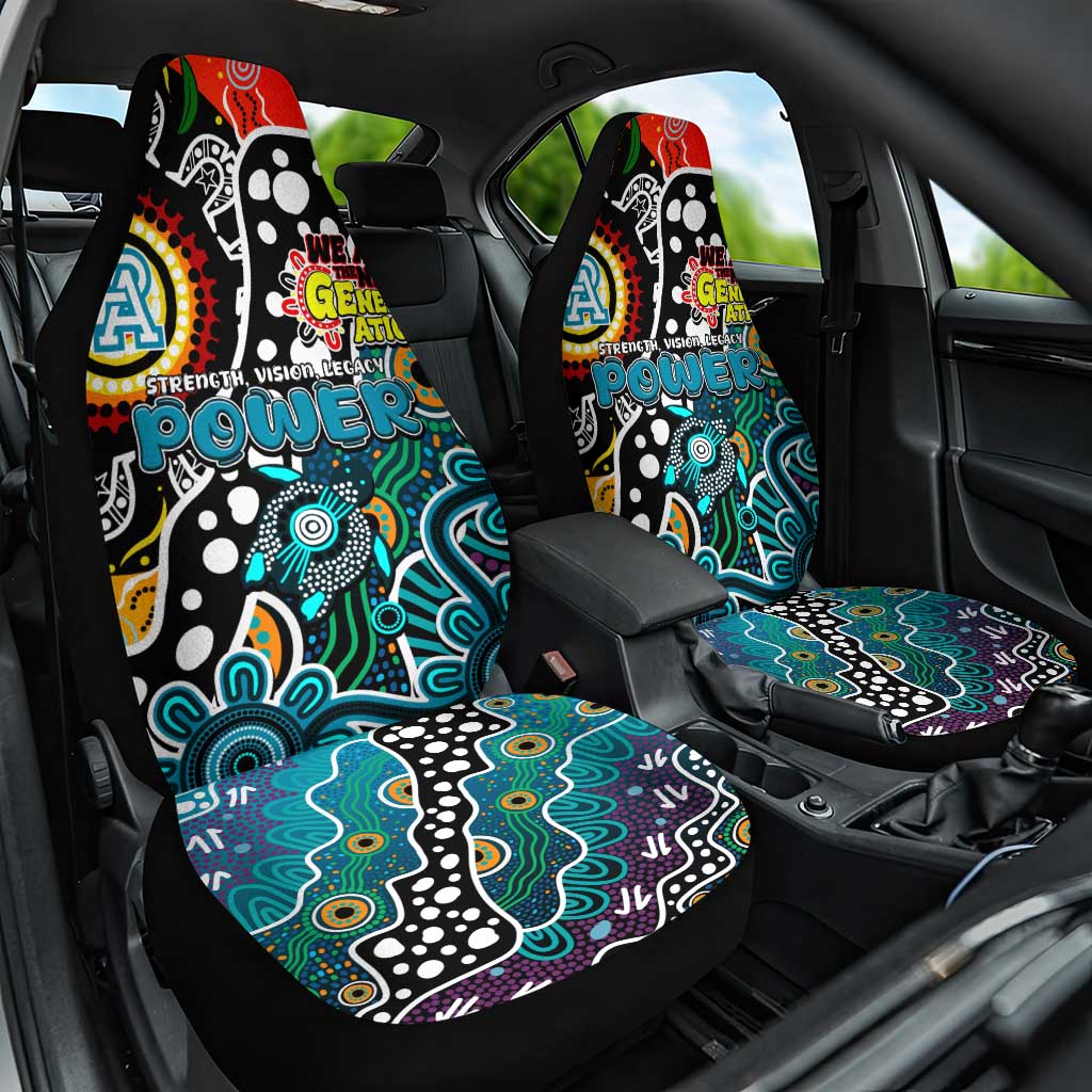 Power AFL Celebrating 50 Years of Naidoc Car Seat Cover NAIDOC Week 2025 Aboriginal