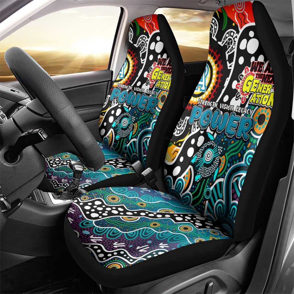 Power AFL Celebrating 50 Years of Naidoc Car Seat Cover NAIDOC Week 2025 Aboriginal