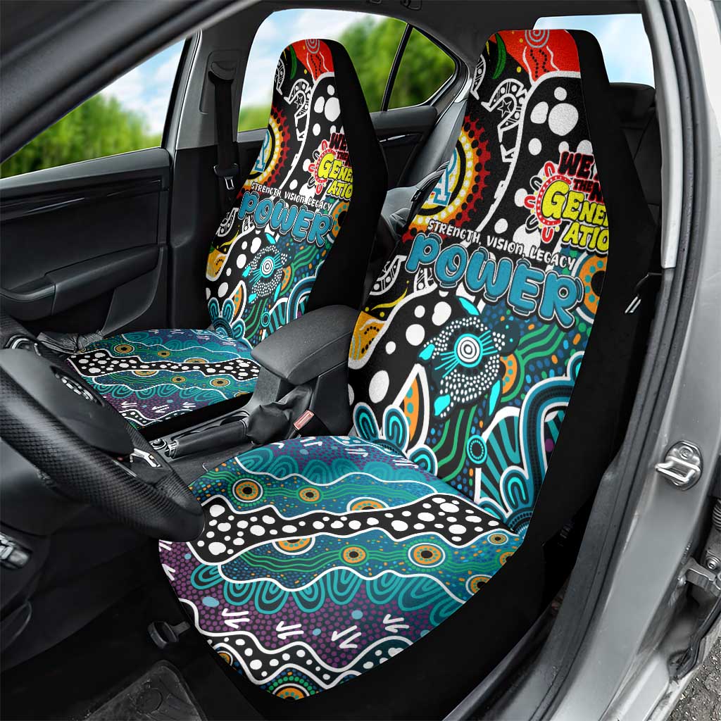 Power AFL Celebrating 50 Years of Naidoc Car Seat Cover NAIDOC Week 2025 Aboriginal
