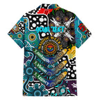Personalised Power AFL Celebrating 50 Years of Naidoc Family Matching Long Sleeve Bodycon Dress and Hawaiian Shirt NAIDOC Week 2025 Aboriginal