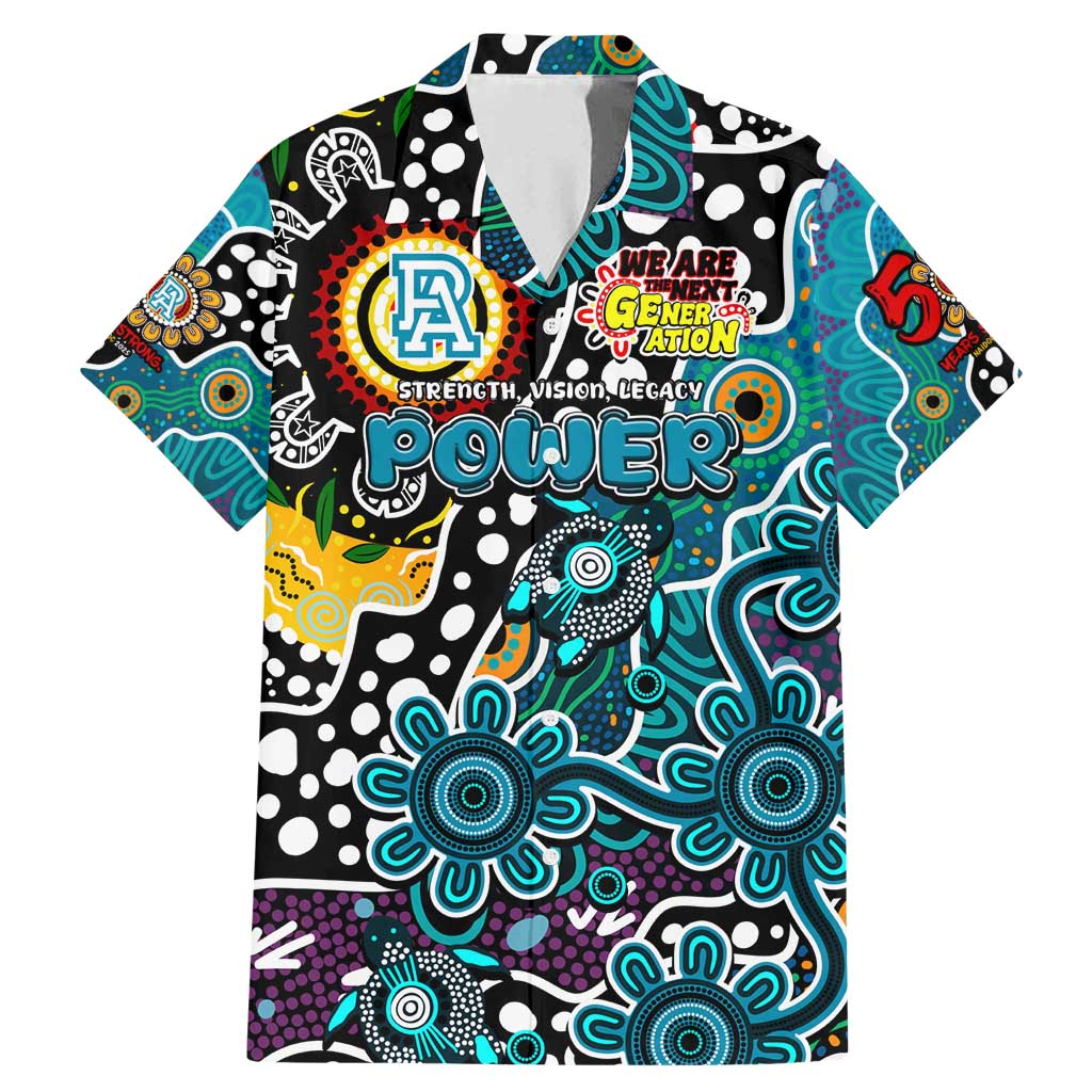 Personalised Power AFL Celebrating 50 Years of Naidoc Family Matching Mermaid Dress and Hawaiian Shirt NAIDOC Week 2025 Aboriginal