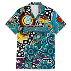 Personalised Power AFL Celebrating 50 Years of Naidoc Family Matching Mermaid Dress and Hawaiian Shirt NAIDOC Week 2025 Aboriginal