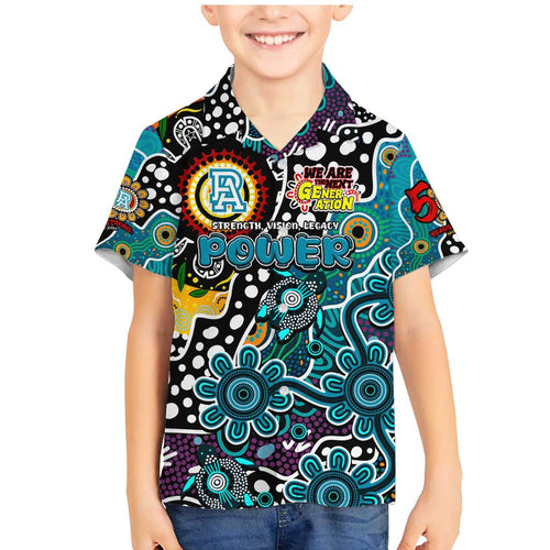 Personalised Power AFL Celebrating 50 Years of Naidoc Family Matching Mermaid Dress and Hawaiian Shirt NAIDOC Week 2025 Aboriginal