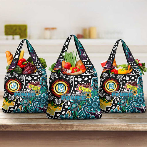 Power AFL Celebrating 50 Years of Naidoc Grocery Bag NAIDOC Week 2025 Aboriginal