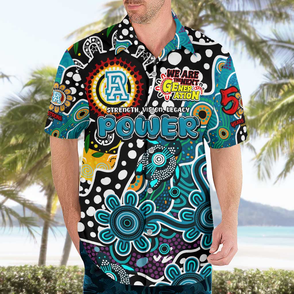 Personalised Power AFL Celebrating 50 Years of Naidoc Hawaiian Shirt NAIDOC Week 2025 Aboriginal