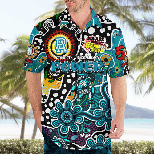 Personalised Power AFL Celebrating 50 Years of Naidoc Hawaiian Shirt NAIDOC Week 2025 Aboriginal
