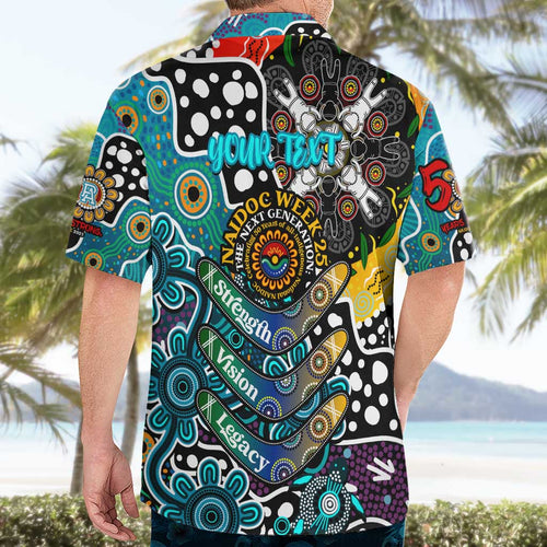 Personalised Power AFL Celebrating 50 Years of Naidoc Hawaiian Shirt NAIDOC Week 2025 Aboriginal