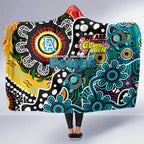 Power AFL Celebrating 50 Years of Naidoc Hooded Blanket NAIDOC Week 2025 Aboriginal