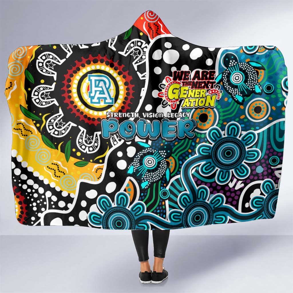 Power AFL Celebrating 50 Years of Naidoc Hooded Blanket NAIDOC Week 2025 Aboriginal