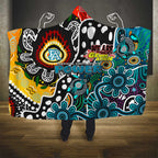 Power AFL Celebrating 50 Years of Naidoc Hooded Blanket NAIDOC Week 2025 Aboriginal