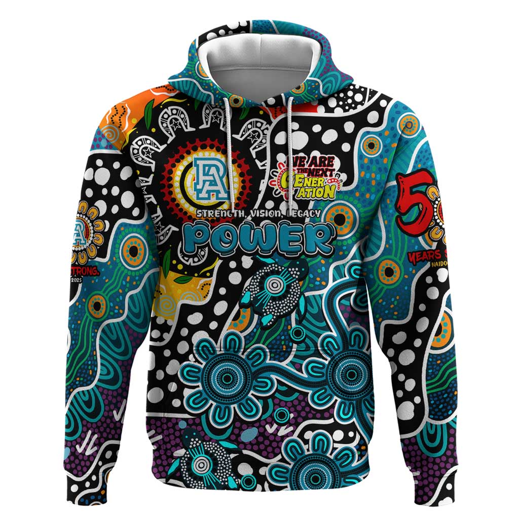 Personalised Power AFL Celebrating 50 Years of Naidoc Hoodie NAIDOC Week 2025 Aboriginal