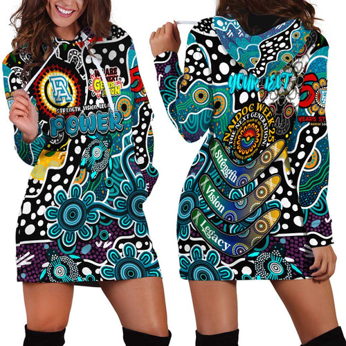 Personalised Power AFL Celebrating 50 Years of Naidoc Hoodie Dress NAIDOC Week 2025 Aboriginal