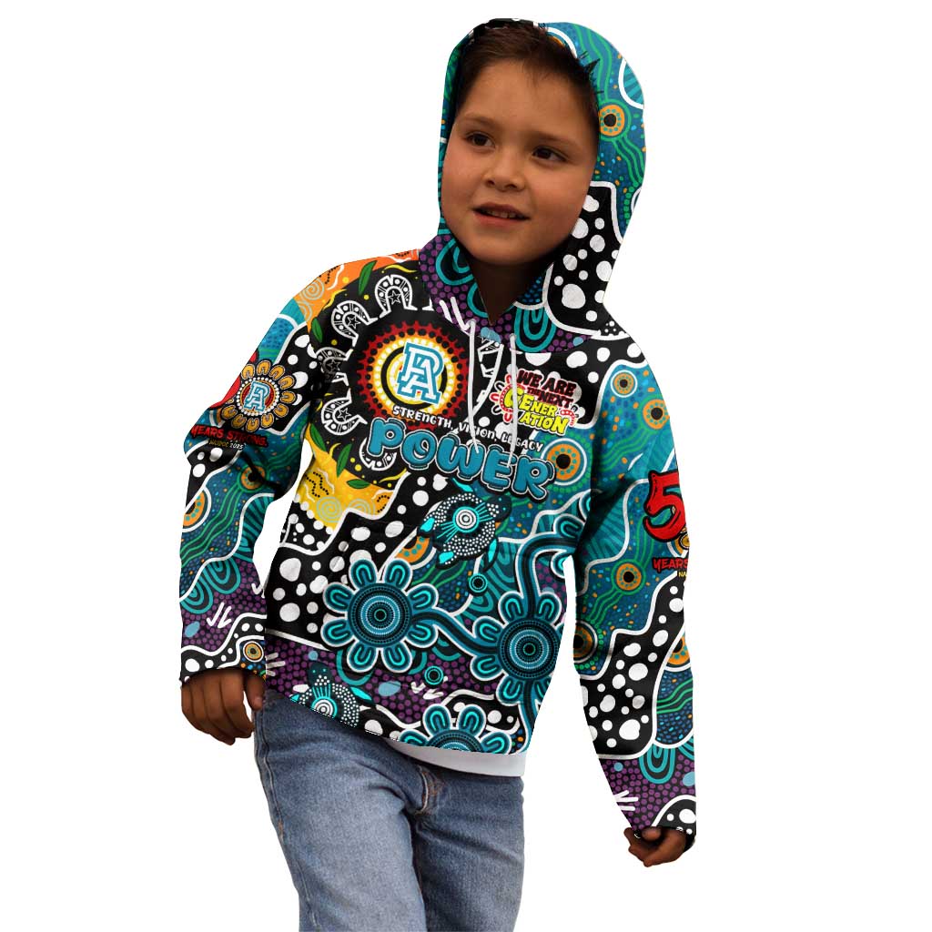 Personalised Power AFL Celebrating 50 Years of Naidoc Kid Hoodie NAIDOC Week 2025 Aboriginal