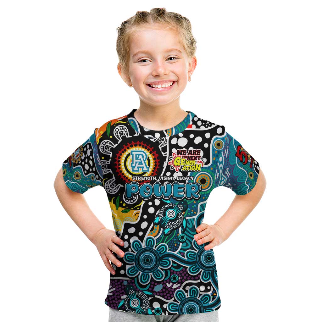 Personalised Power AFL Celebrating 50 Years of Naidoc Kid T Shirt NAIDOC Week 2025 Aboriginal