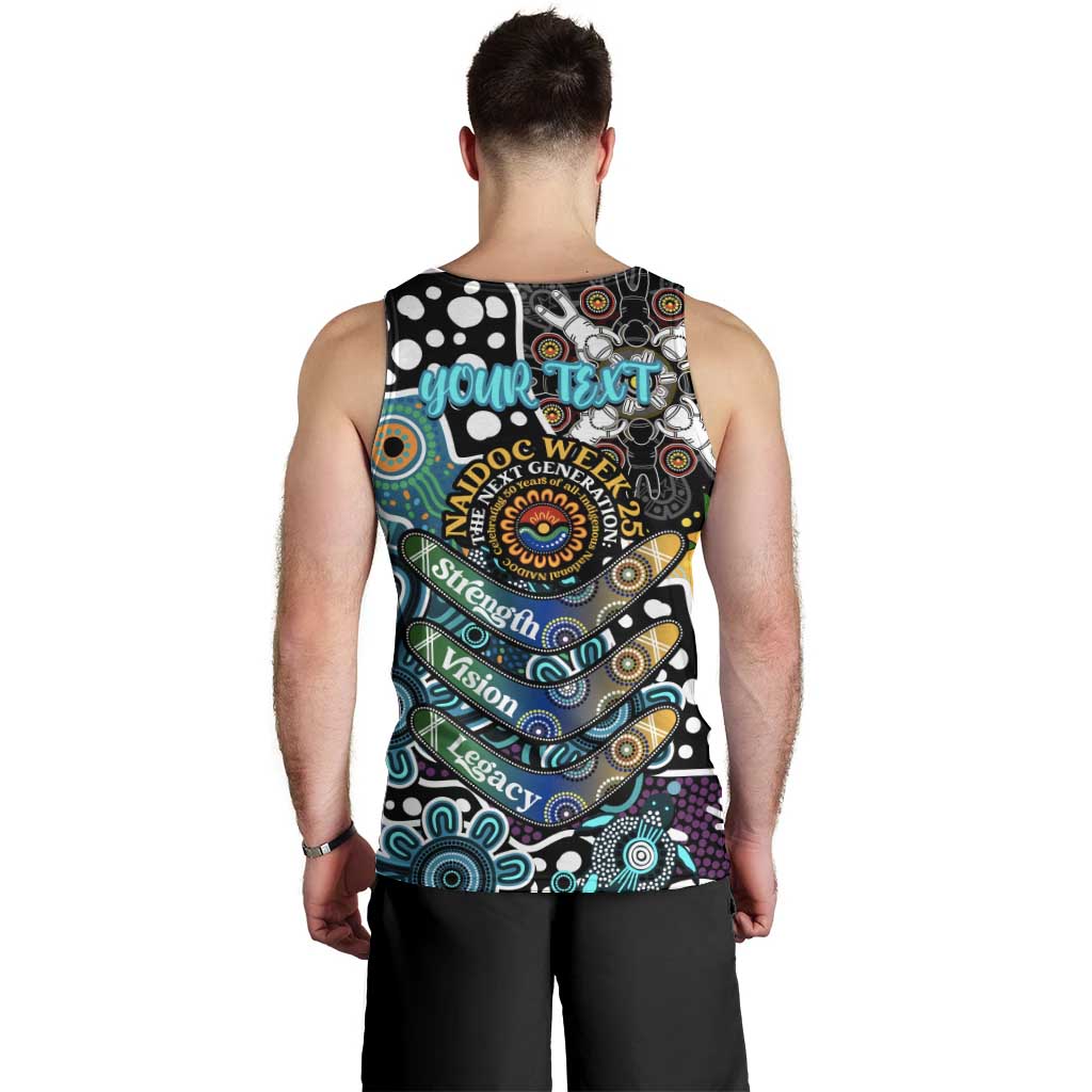 Personalised Power AFL Celebrating 50 Years of Naidoc Men Tank Top NAIDOC Week 2025 Aboriginal