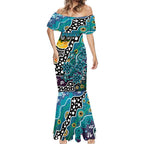 Personalised Power AFL Celebrating 50 Years of Naidoc Mermaid Dress NAIDOC Week 2025 Aboriginal