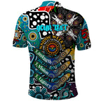 Personalised Power AFL Celebrating 50 Years of Naidoc Polo Shirt NAIDOC Week 2025 Aboriginal