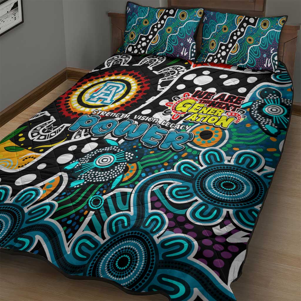 Power AFL Celebrating 50 Years of Naidoc Quilt Bed Set NAIDOC Week 2025 Aboriginal