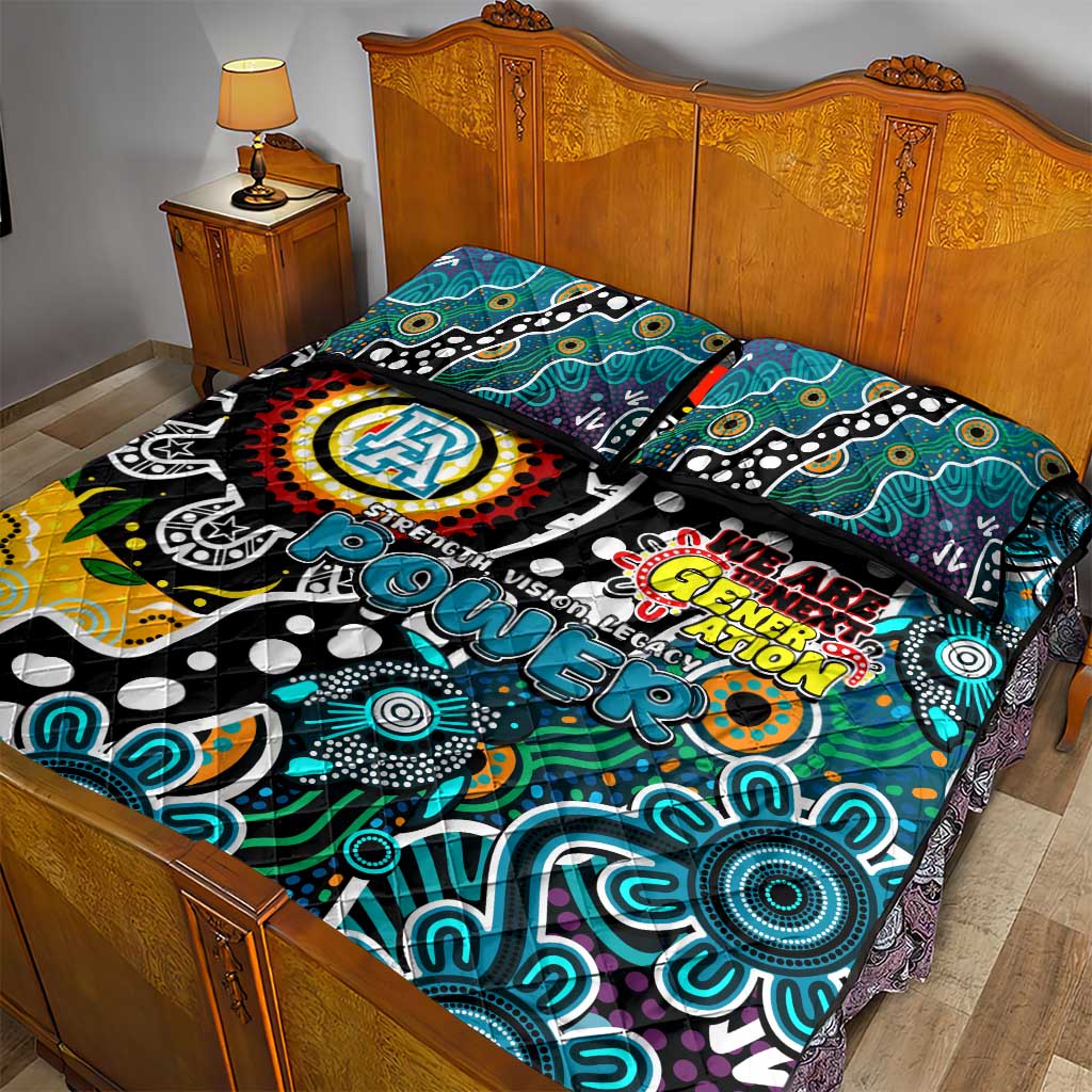 Power AFL Celebrating 50 Years of Naidoc Quilt Bed Set NAIDOC Week 2025 Aboriginal