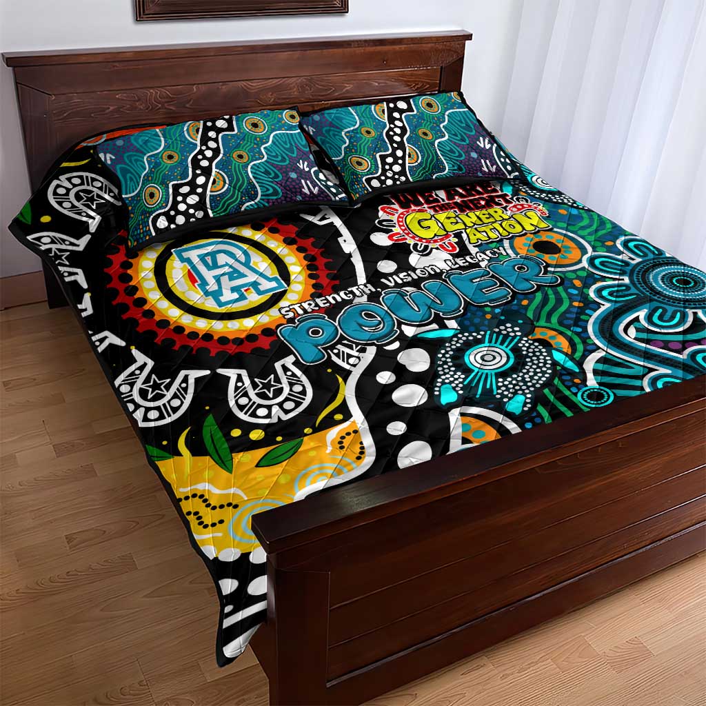 Power AFL Celebrating 50 Years of Naidoc Quilt Bed Set NAIDOC Week 2025 Aboriginal
