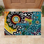 Power AFL Celebrating 50 Years of Naidoc Rubber Doormat NAIDOC Week 2025 Aboriginal