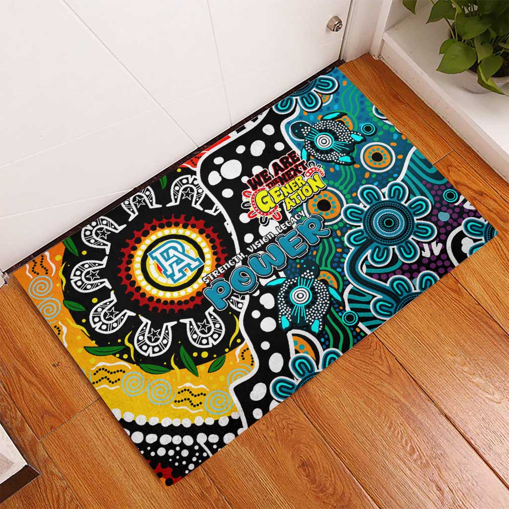 Power AFL Celebrating 50 Years of Naidoc Rubber Doormat NAIDOC Week 2025 Aboriginal