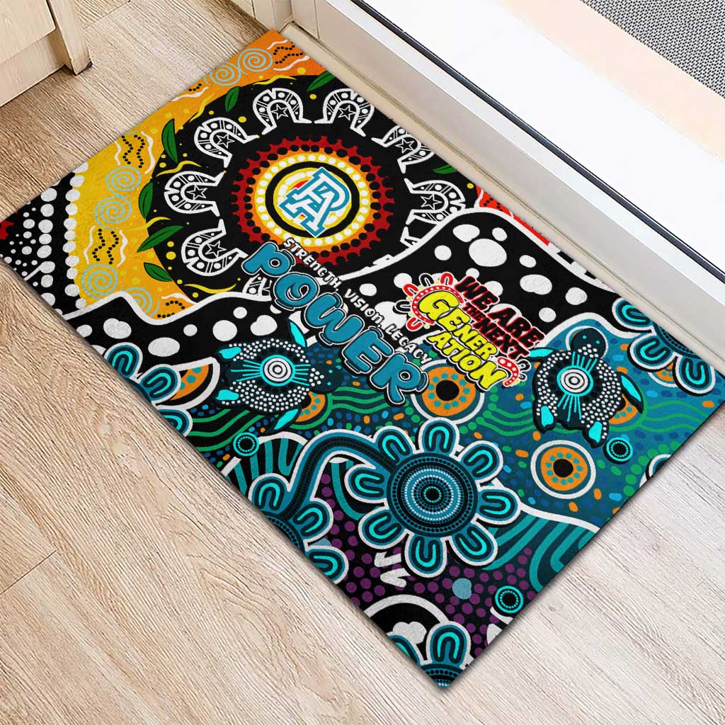 Power AFL Celebrating 50 Years of Naidoc Rubber Doormat NAIDOC Week 2025 Aboriginal
