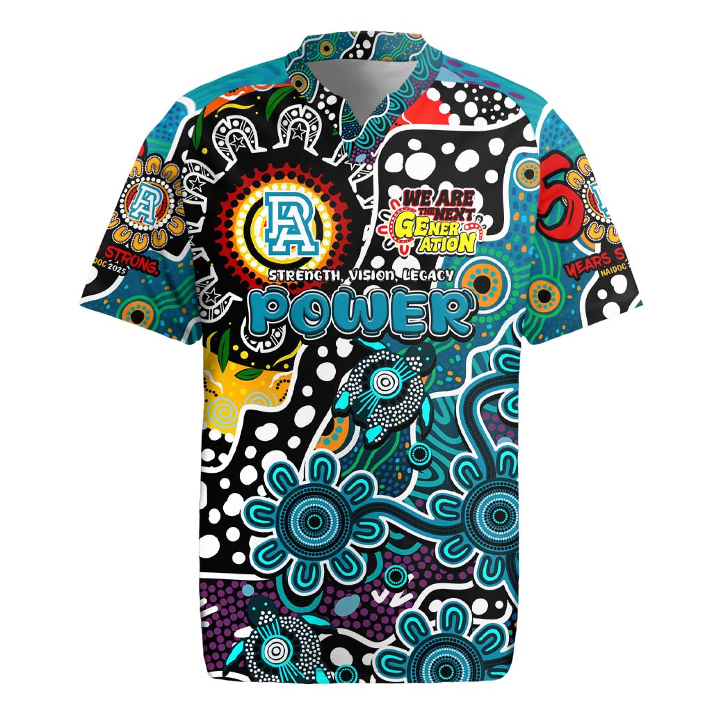 Personalised Power AFL Celebrating 50 Years of Naidoc Rugby Jersey NAIDOC Week 2025 Aboriginal
