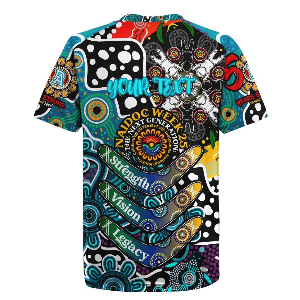 Personalised Power AFL Celebrating 50 Years of Naidoc Rugby Jersey NAIDOC Week 2025 Aboriginal