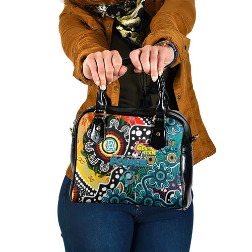 Power AFL Celebrating 50 Years of Naidoc Shoulder Handbag NAIDOC Week 2025 Aboriginal