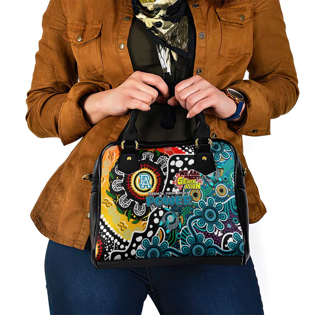 Power AFL Celebrating 50 Years of Naidoc Shoulder Handbag NAIDOC Week 2025 Aboriginal