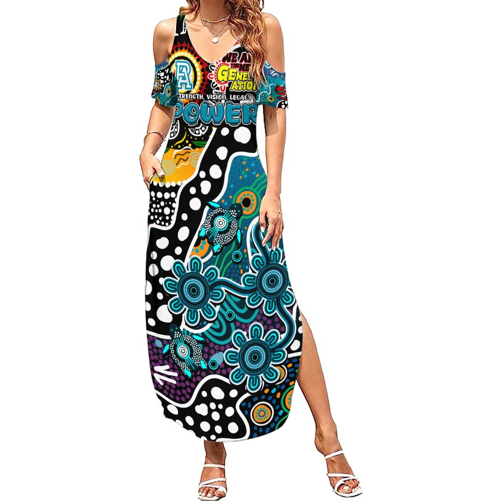 Personalised Power AFL Celebrating 50 Years of Naidoc Summer Maxi Dress NAIDOC Week 2025 Aboriginal