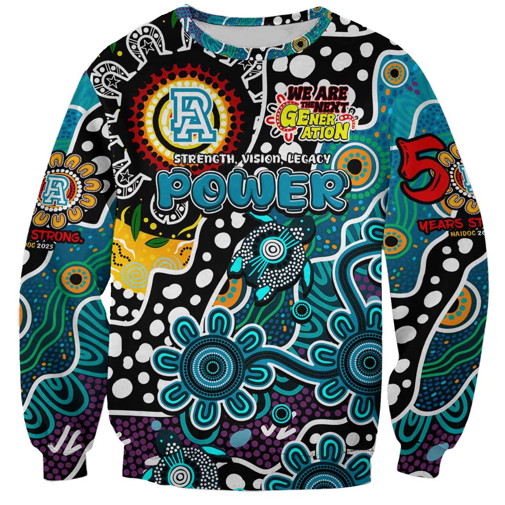 Personalised Power AFL Celebrating 50 Years of Naidoc Sweatshirt NAIDOC Week 2025 Aboriginal