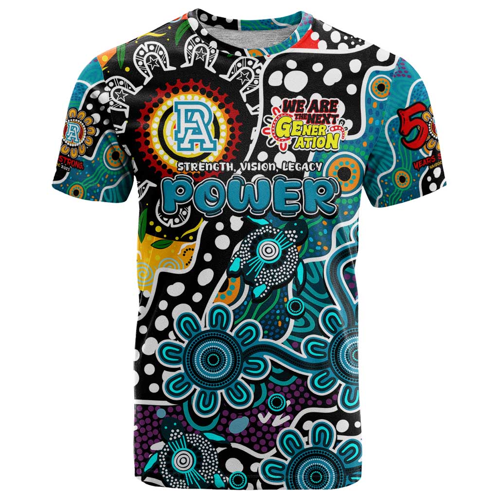 Personalised Power AFL Celebrating 50 Years of Naidoc T Shirt NAIDOC Week 2025 Aboriginal