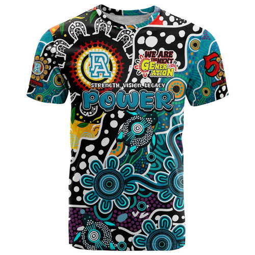 Personalised Power AFL Celebrating 50 Years of Naidoc T Shirt NAIDOC Week 2025 Aboriginal