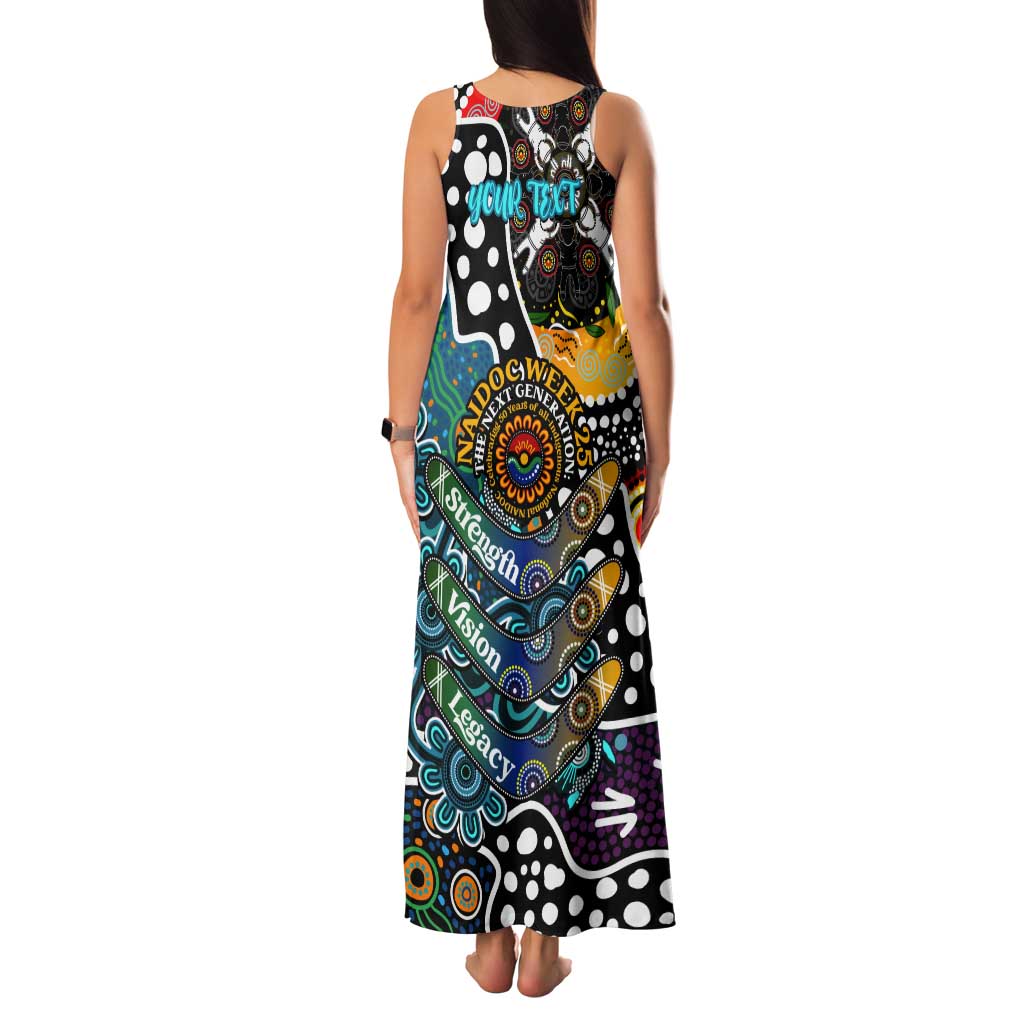 Personalised Power AFL Celebrating 50 Years of Naidoc Tank Maxi Dress NAIDOC Week 2025 Aboriginal