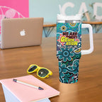 Power AFL Celebrating 50 Years of Naidoc Tumbler With Handle NAIDOC Week 2025 Aboriginal