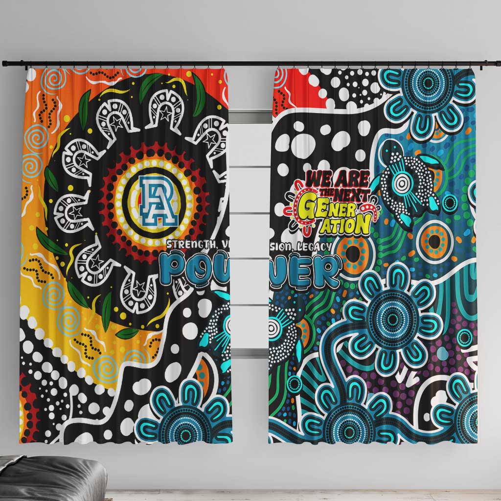 Power AFL Celebrating 50 Years of Naidoc Window Curtain NAIDOC Week 2025 Aboriginal