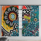 Power AFL Celebrating 50 Years of Naidoc Window Curtain NAIDOC Week 2025 Aboriginal