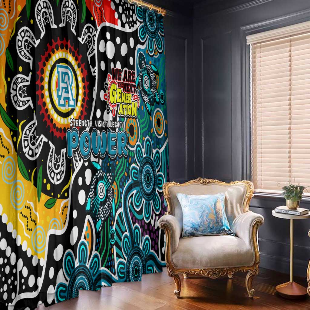 Power AFL Celebrating 50 Years of Naidoc Window Curtain NAIDOC Week 2025 Aboriginal
