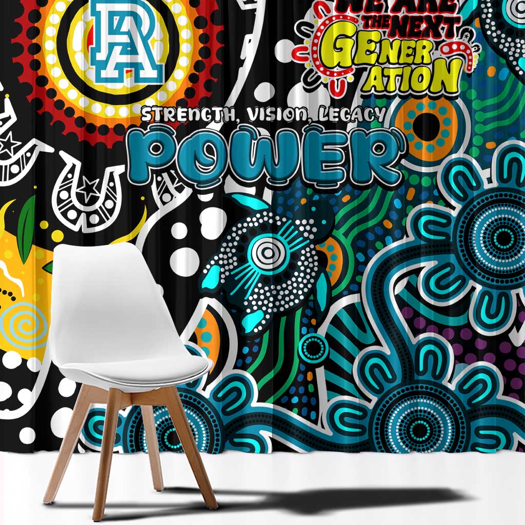 Power AFL Celebrating 50 Years of Naidoc Window Curtain NAIDOC Week 2025 Aboriginal