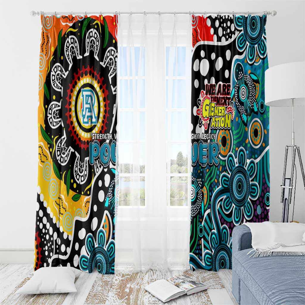 Power AFL Celebrating 50 Years of Naidoc Window Curtain NAIDOC Week 2025 Aboriginal