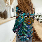 Personalised Power AFL Celebrating 50 Years of Naidoc Women Casual Shirt NAIDOC Week 2025 Aboriginal