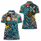 Personalised Power AFL Celebrating 50 Years of Naidoc Women Polo Shirt NAIDOC Week 2025 Aboriginal