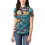 Personalised Power AFL Celebrating 50 Years of Naidoc Women Polo Shirt NAIDOC Week 2025 Aboriginal
