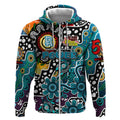 Personalised Power AFL Celebrating 50 Years of Naidoc Zip Hoodie NAIDOC Week 2025 Aboriginal
