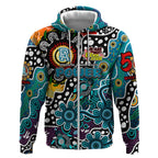 Personalised Power AFL Celebrating 50 Years of Naidoc Zip Hoodie NAIDOC Week 2025 Aboriginal