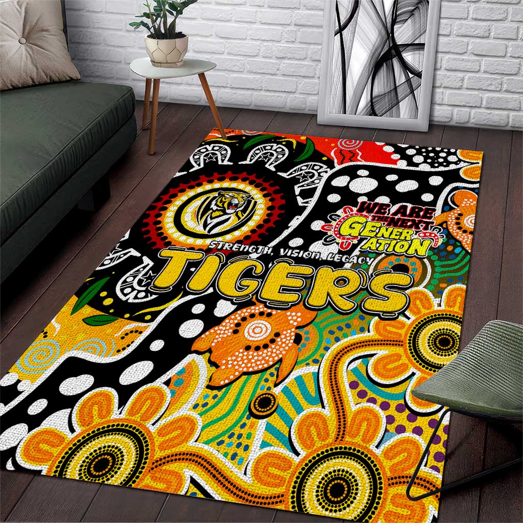 Tigers AFL Celebrating 50 Years of Naidoc Area Rug NAIDOC Week 2025 Aboriginal