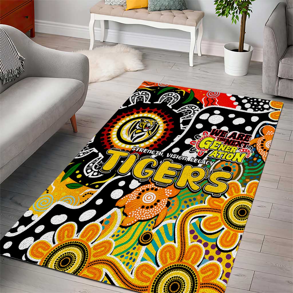 Tigers AFL Celebrating 50 Years of Naidoc Area Rug NAIDOC Week 2025 Aboriginal